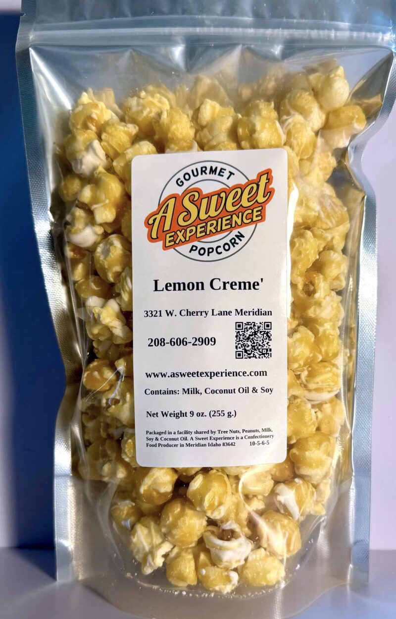Gourmet Popcorn Lemon Creme