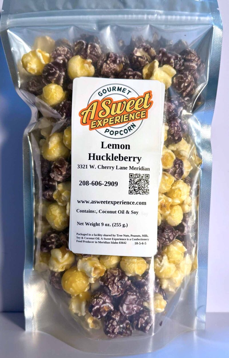 Gourmet Popcorn Lemon Huckleberry